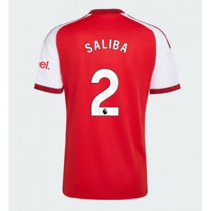 Arsenal William Saliba #2 Jalkapallovaatteet Kotipaita 2026-27 Lyhythihainen
